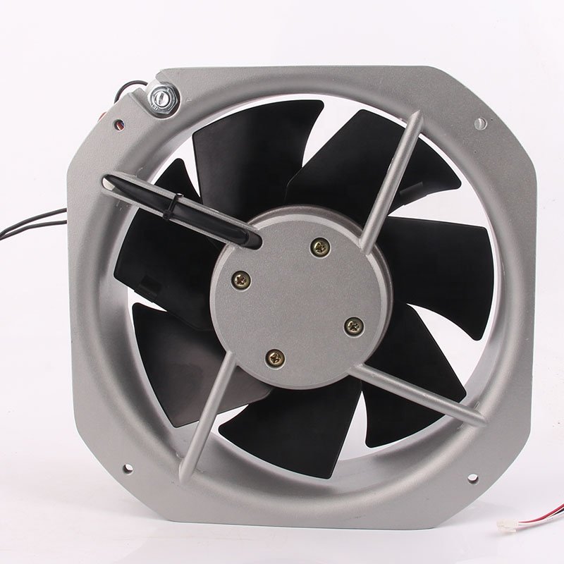 German AC230V 0.29A DC EC 225X225X80MM 22CM 22580 Double Ball Bearing Axial Flow W2E200-HH38-07 Heat Dissipation Cooling Fan